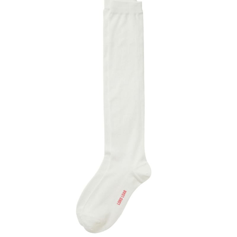 LORDLOAR [LESUD23WH] Essential See-Through Socks WHITE