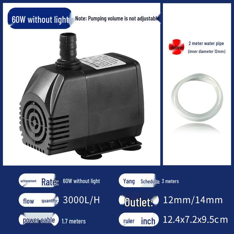 Bonsai Aquarium Leise Wasserpumpe mit Filtration für kleine Teiche