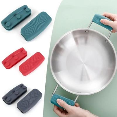 Extra Thick Anti Scalding Clip Silica Gel Cauldron Ear Clamp Pad Portbale Insulated Gloves