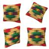 Braided Rattan Wood Wicker  Square Pillowcase Cushion Cover Pillow Case Throw Pillow Cover for Home Bedroom Car