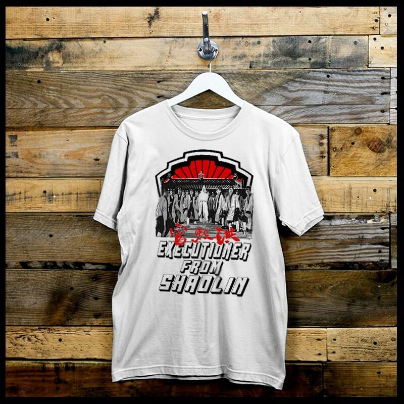 Kung Fu T-shirt Retro Martial Arts Shaolin Classic 80s Era Buddha Exec XL White