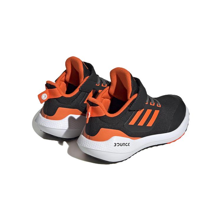 New adidas EQ21 Run 2.0 EL Kids 'Black Impact Orange' GZ2307