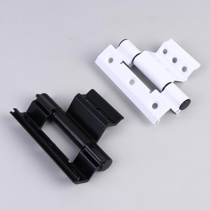 Black/White Broken Bridge Window Hinge In Aluminum Alloy For High-Quality Residential Furniture Hardware Accessories