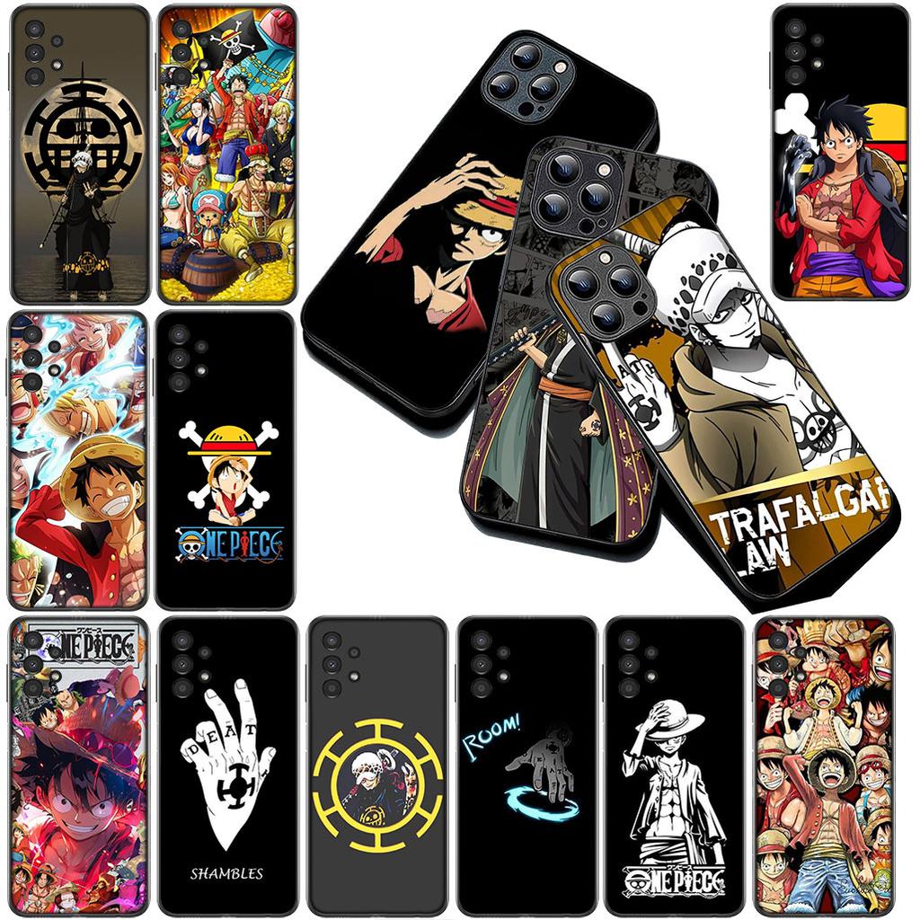 for Xiaomi Redmi Note 12 11 10 A3 Pro 10A 10C 12C Note12 5G 4G Phone Cover Soft Case Trafalgar D Water Law Luffy One Pieces