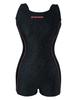 Nigseuwon Women'S Half-Body Indoor Swimsuit Nsw-4850Bk