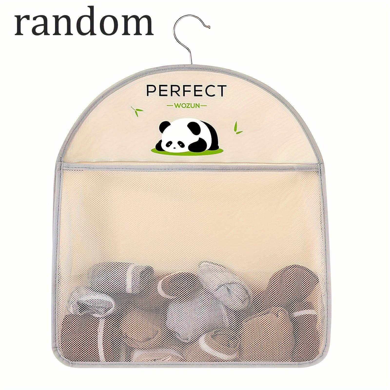 

Hanging Mesh Organizer Breathable Polyester Underwear Socks Storage with Multiple Compartments Door Hanging Organizer for Closet