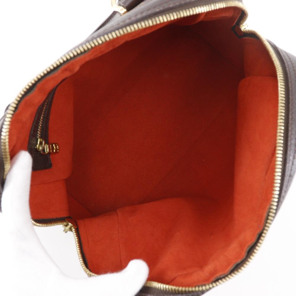 LOUIS VUITTON Brera Handbag N51150 Brown Damier canvas Women Used