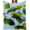 Gingko Biloba Tree Throw Blanket Custom Funny Gift Kid'S Decoratives Blankets