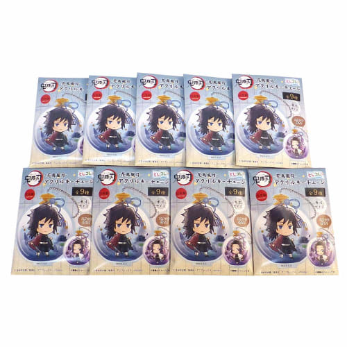 Demon Slayer: Kimetsu no Yaiba Tojikore Acrylic Keychain Vol.2 -Flowers, Birds, Wind and Moon- BOX Product 1 BOX = 9 pieces, total 9 types