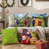 Childrens Cute Companionship Teletubbies-A Pillow Case Comfort Sofa Bed Silky Elegant Invisible Zipper Decorative Cushion Cover
