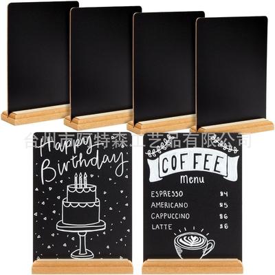 New Wooden Mini Blackboard Handicraft Message Board Sign, Wedding Birthday Party Decoration Base Head Piece