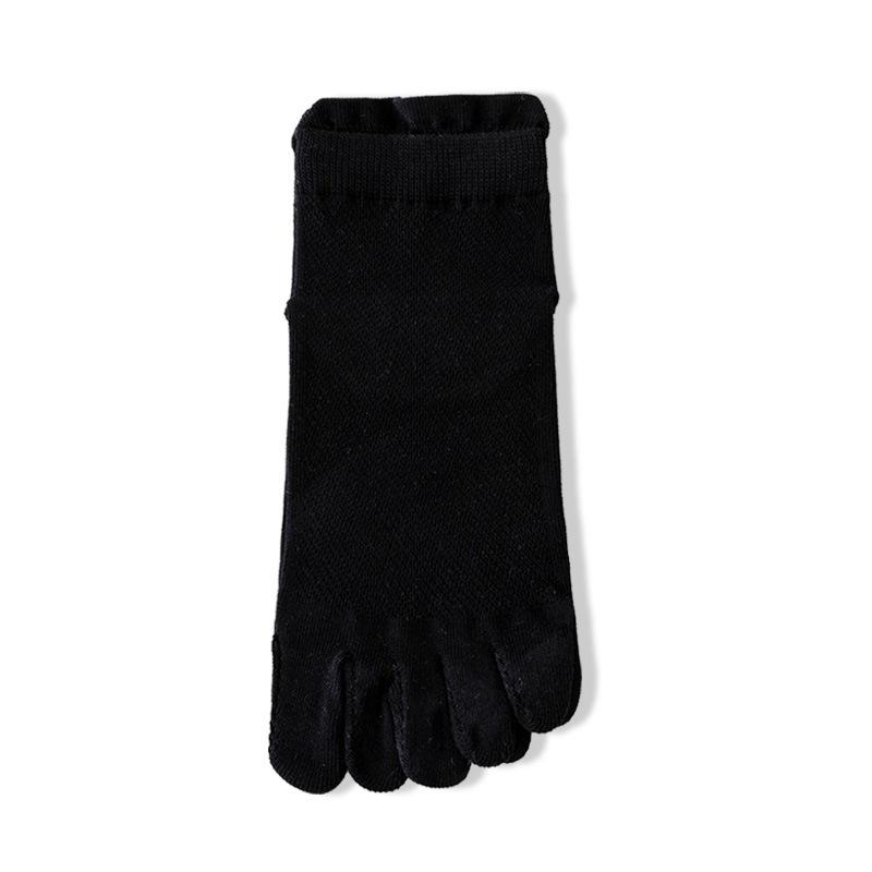 5 Pairs Spring Summer Women Socks Soft Mesh Breathable Cotton Sweat Absorbent Five Finger Socks Outdoor Sports Split Toe Socks