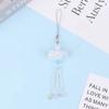 3D Cloud Mobile Phone Strap Keyring Pendant Beaded Phone Chain Cloud Star Lanyard  Women Girls