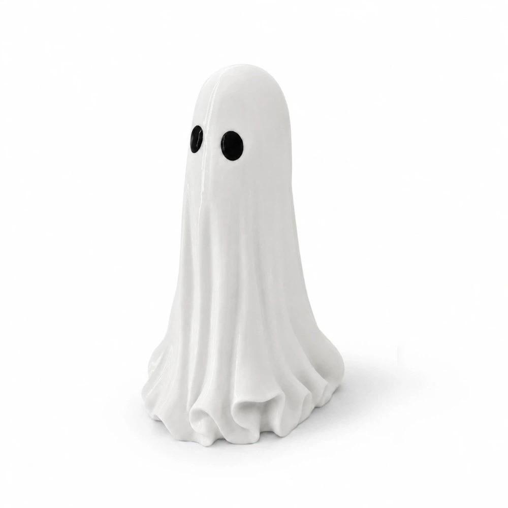 Light Up Halloween Lamp Glowing Ghost LED Ghost Figurine Decoration Ghost Lamp  Festival