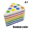Rainbow Cake Squishy Toy Slow Rebound Stress Relief Sensory Fidget for Kids and Adults Birthday Gift