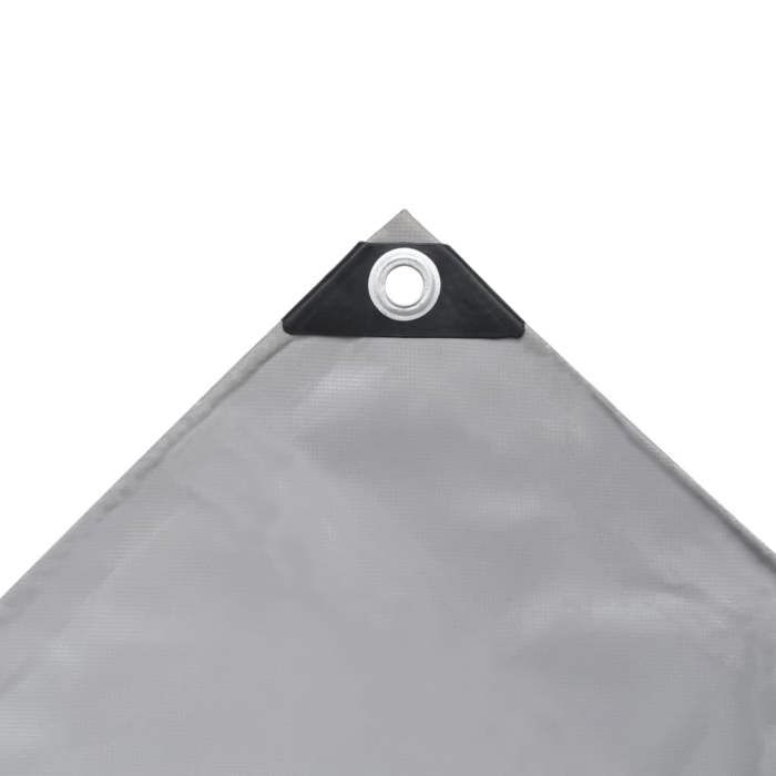 VidaXL Bâche 650 g / m² 3 x 6 m Gris