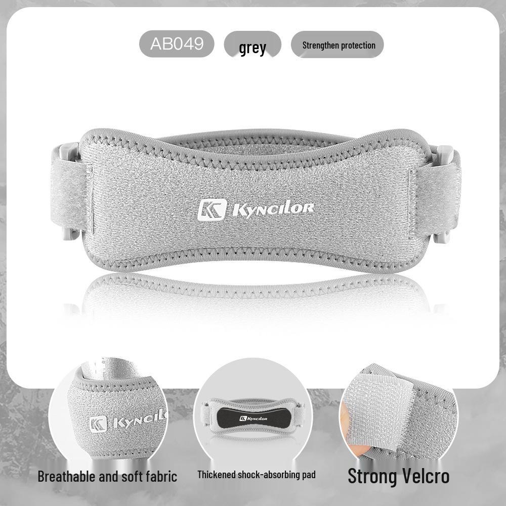 Breathable Compression Patella Strap: Anti-Slip, Shock-Absorbing Knee Protector for Running
