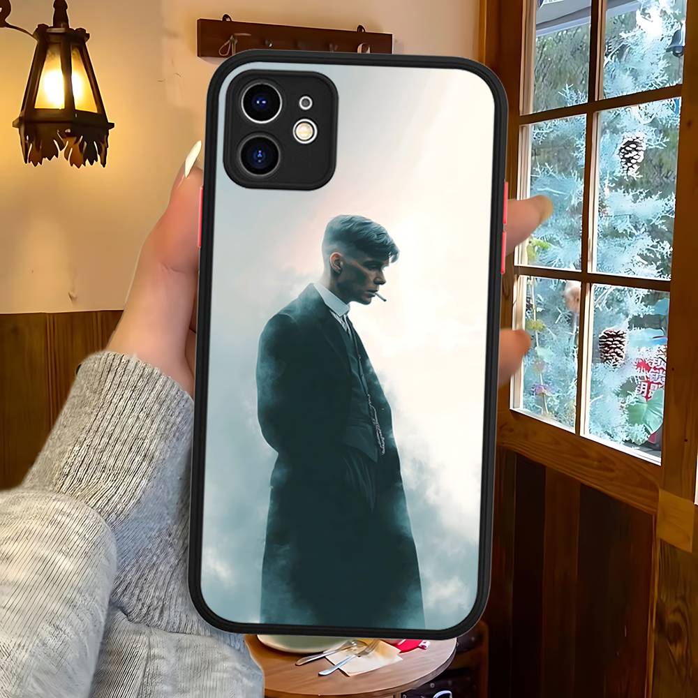 Movie P-Peaky-S B-Blinders Phone Case For IPhone 16 15 14 13 12 11 Pro Max 7 8 6 6s Plus Matte Cover