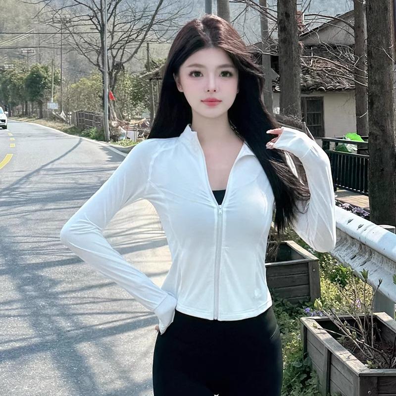 Ice silk original yarn slim sunscreen clothing women's summer light jacket 1011 new UV protection breathable outdoor sunscreen clothing