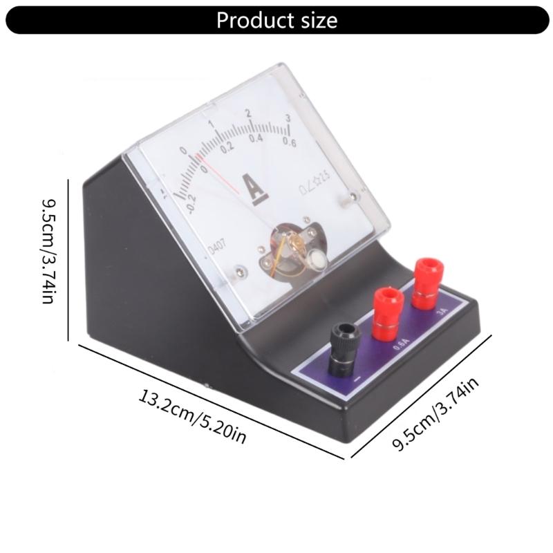 Circuit Experiment Equipment Plastic Voltmeter and Ammeter Set Physics Teaching Aid for Classroom Teaching Demonstration