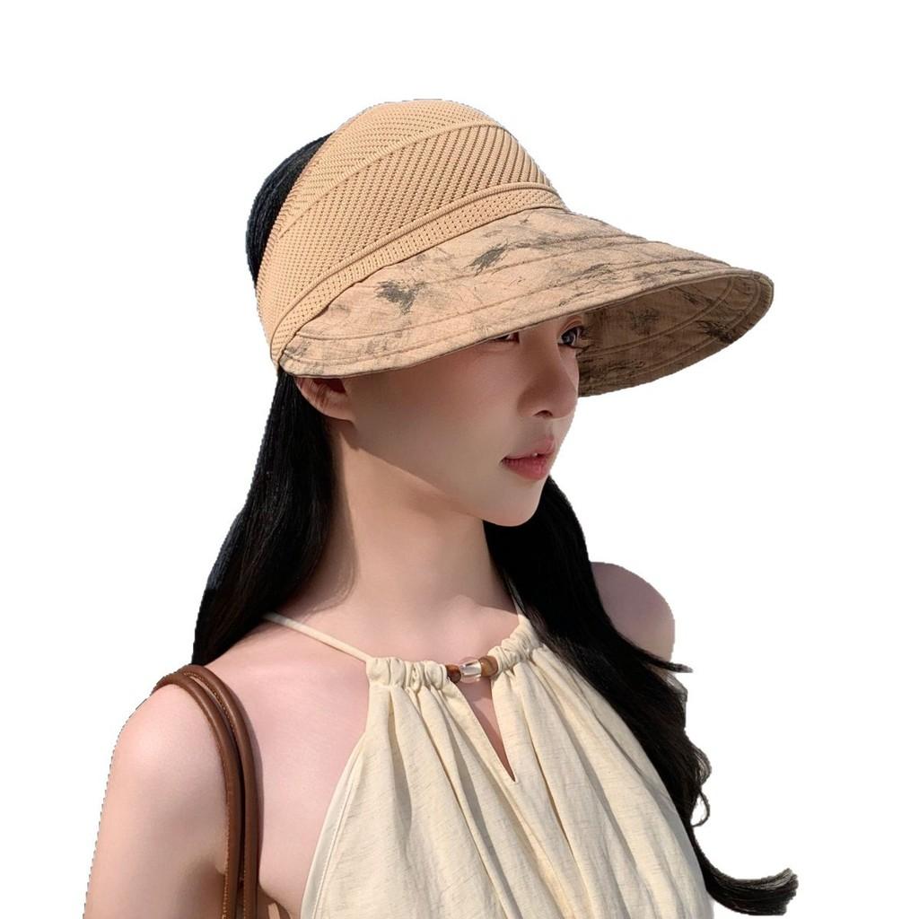 Summer Sun Protection Cap With Large Brim For Women Outdoor Sun Hat Fashion Accessory