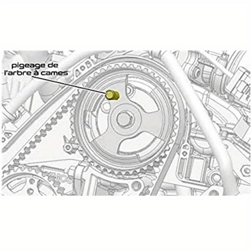 4ks Sada zamykacích kolíků pro rozvodový mechanismus motoru pro Citroen/Peugeot/Ford/Volvo/Mazda/Suzuki Nástroj pro polohování rozvodů.