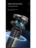 Men's Electric Shaver & Beard Trimmer: Aluminum, Full Body Washable, Digital Display