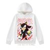 Sudadera con capucha para niños de 4 a 14 años Estampado HD de Sonic Sudadera fina para niños Sudadera con capucha de manga larga para otoño Ropa casual sencilla para niñas Poliéster