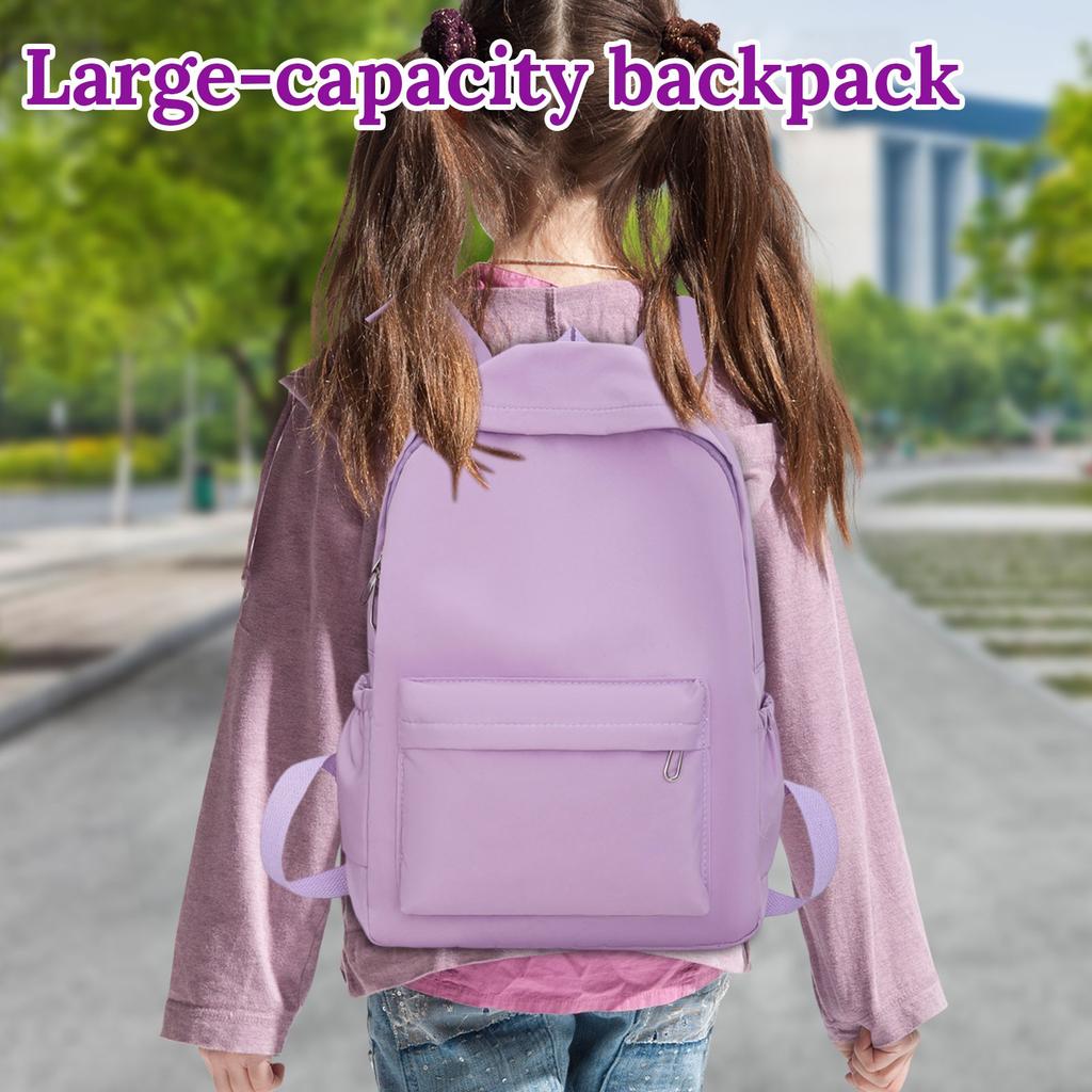 Casual Large Capacity Backpack Fashionable Girls Color College Student Backpack Travel Backpack