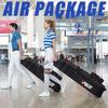PGM Foldable Wheeled Golf Bag with Dustproof Storage, Thickened for Airplane Check-in