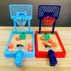 Mini-Schreibtisch-Brettspiel Basketballkorb Finger-Schießmaschine Party-Tisch Interaktiver Sport 2-Spieler-Spiele Ballspielzeug für Kinder