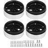 4pcs RC Car 2.2  Universal Metal Beadlock Wheel Rim Hubs for 1 10 Remote Control Crawler