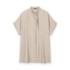Short High Neck Dolman Blouse