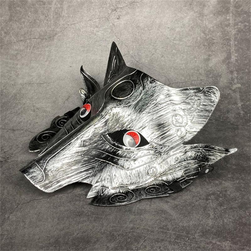 Wolf Head Mask Realistic Appearance Used For Decoration Party Masks Halloween Dress Up Safe And Durable American Animal Masks