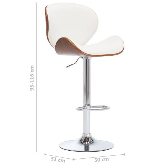 VidaXL Chaise de Bar Tabouret de Bar Siège de Comptoir Chaise de Bistro Tabouret de Pub Siège de Bistro Chaise de Comptoir 287410