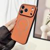 Luxury Tech Pattern Leather Slim Magnetic Case for iPhone 17 Pro Max 12 13 14 15 16 17 Pro 17 Air Wireless Charging Cover Funda
