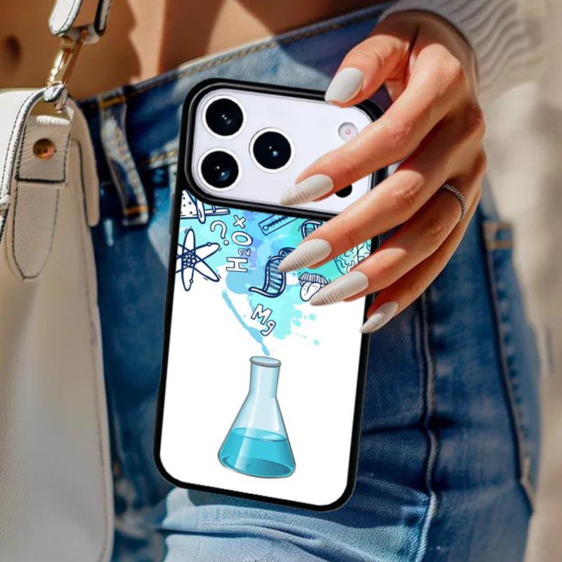 Biology and Chemistry Phone Case For iPhone 17 Air 14 15 13 12 Max Cover For Apple 14 15 16 16e 11 Pro Max Plus Coque