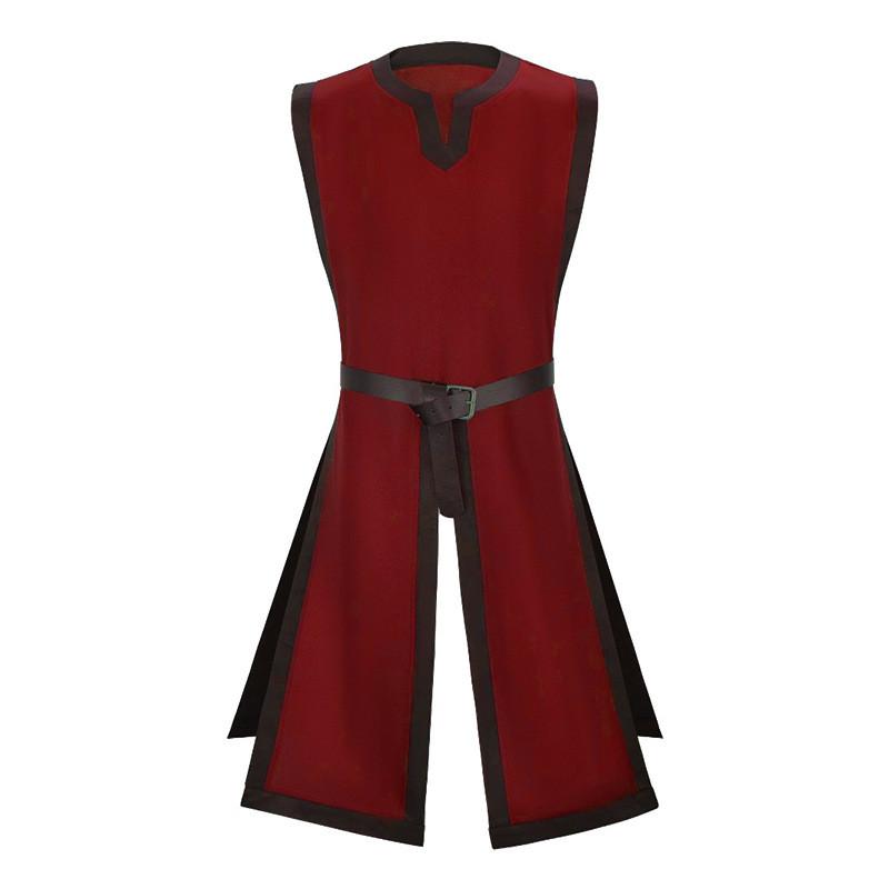 Viking Knight Costume Cloak Unisex Halloween Cosplay Medieval Theater Performance