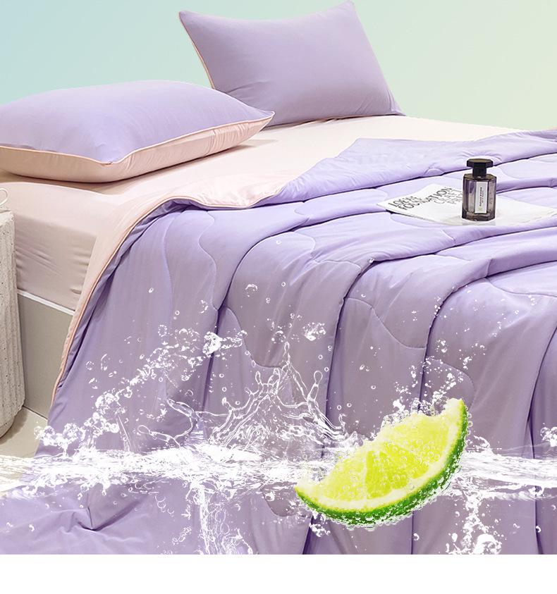 A-Class Light Luxury Cooling Quilt - Black Technology, Machine Washable, Summer Quilt, Air Conditioning Compatible