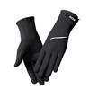 Women's Waterproof Fleece-lined Winter Gloves - Sporty, Warm, Windproof, Non-slip, Touchscreen-compatible for Outdoor Activities.