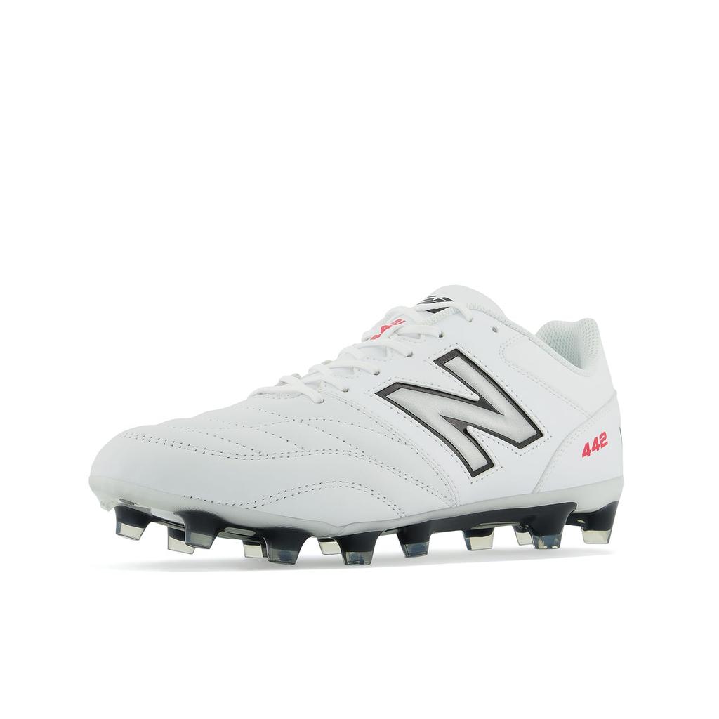 Soccer Cleats 442 TEAM HG MS42H Full Grain Leather WHITE cm 2E [New Balance] Men's (WT2) 27.0