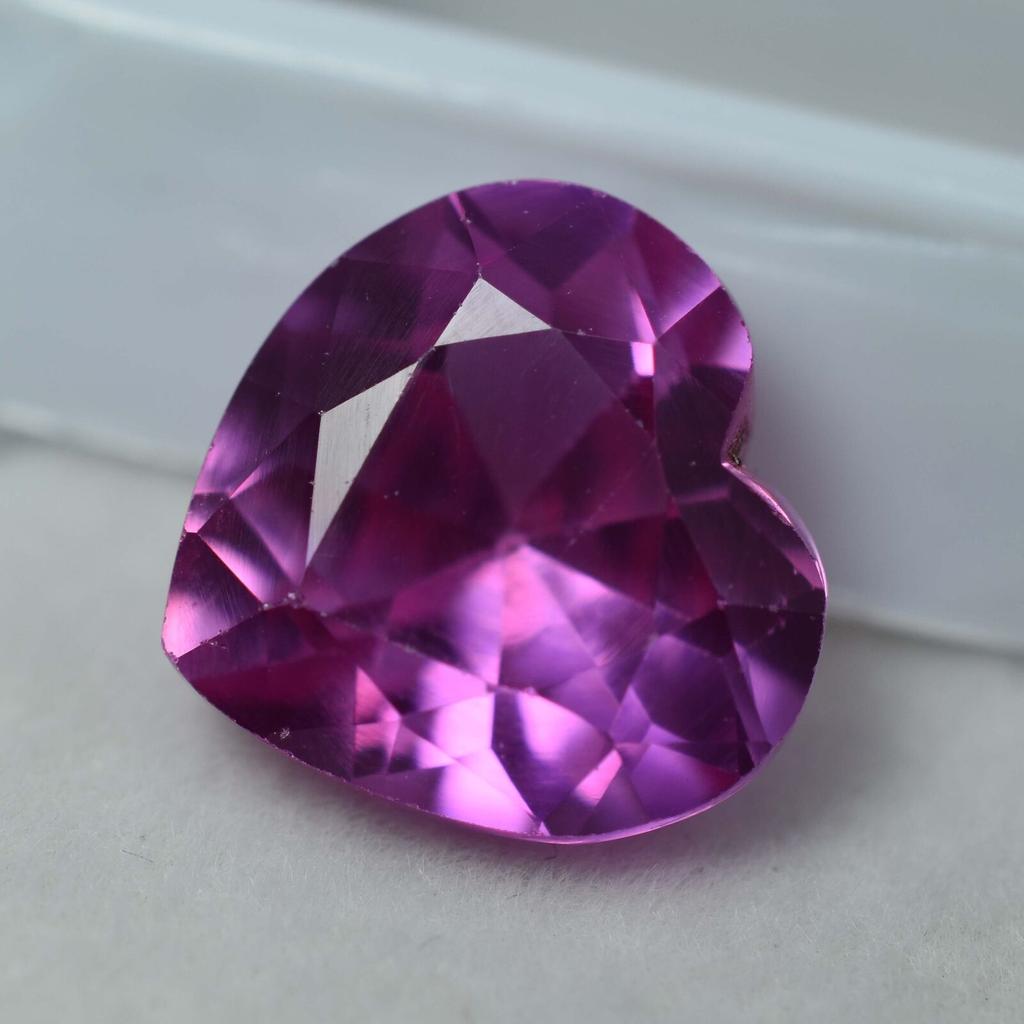 NATURAL Pink Sapphire AMAZING Heart Shape Loose Gemstone 7.80 Ct AAA+ CERTIFIED S-6827