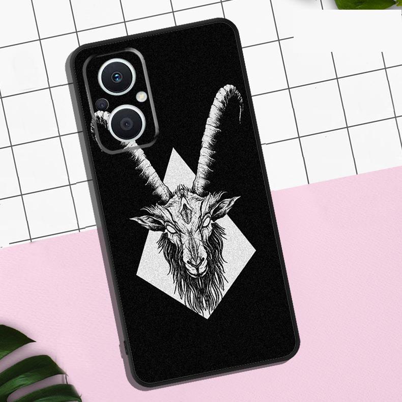 Devil Satan Case For OPPO Reno 7 8 10 11 12 13 Pro 13F 12F 11F 8T OPPO Find X8 Pro X6 X3 X5 Lite Cover