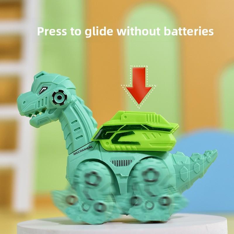 Sterrholophus Wyvern Marsh Dinosaur Press Inertia Slide Children Car Toy