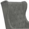 Armchair Dark Grey Velvet
