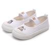 Kindergarten Indoor Spring and Autumn White Shoes Cartoon Baby Canvas Shoes New Children's Cloth Shoes Soft Sole White Single Shoes