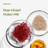 Kapiva Multani Mitti With Kesar Face Pack 20G X 5 Sachets 100G Natural Fuller’s Earth For Glowing Skin