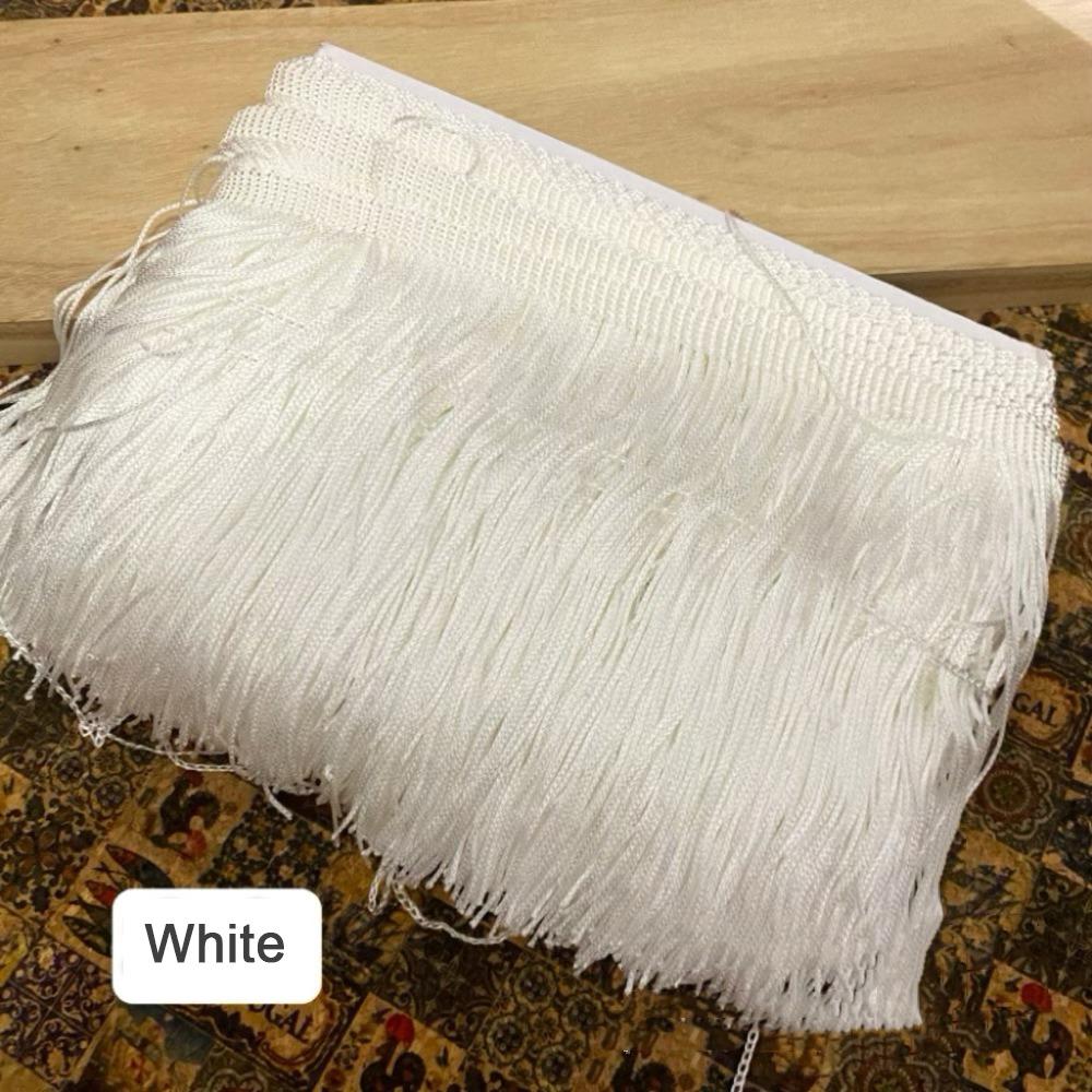 10 Yards Solid color Lace Trim Ribbon 6 Inches Tassel Trim Fringe Trim  Clothing Decor