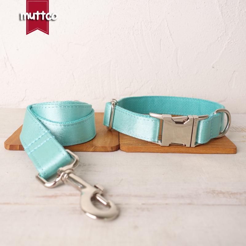 MUTTCO UDC-116 Simple Design Dog Leash & Collar Set for All Sizes Extra Large