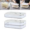 Container with Lid Organizer Premium Materials for FruitVegetable,